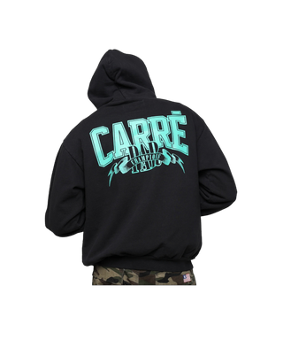 Carré Paris Heavyweight Hoodie Teal/Black