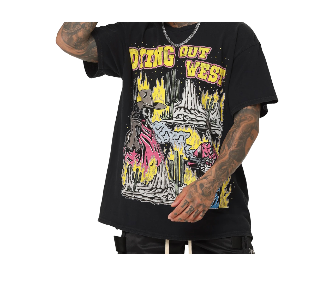 Dying Out West AOP Graphic Tee