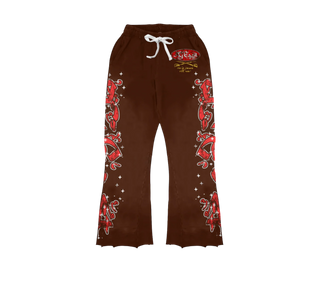 FlyEast Peace Not War Brown Sweats