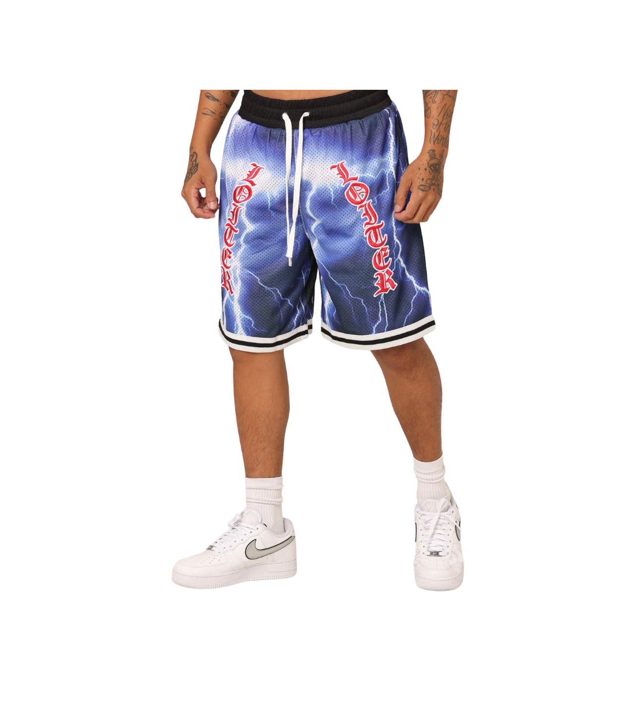 Loiter Lightning Shorts SpellOut Mens