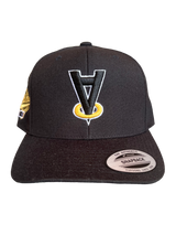 Angel Upside Down Halo Logo Black/Gold Hat