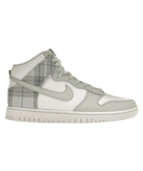 Nike Dunk High Plaid White/Green