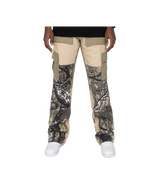 EPTM Camo Cargo Pants Light Tan