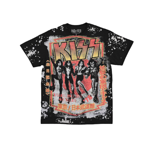 LB Kiss Orange/Black Tee