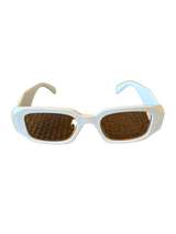 DRADA White/Tan Lense Shades