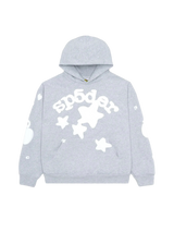 Sp5der Worldwide “Beluga Grey” Hoodie