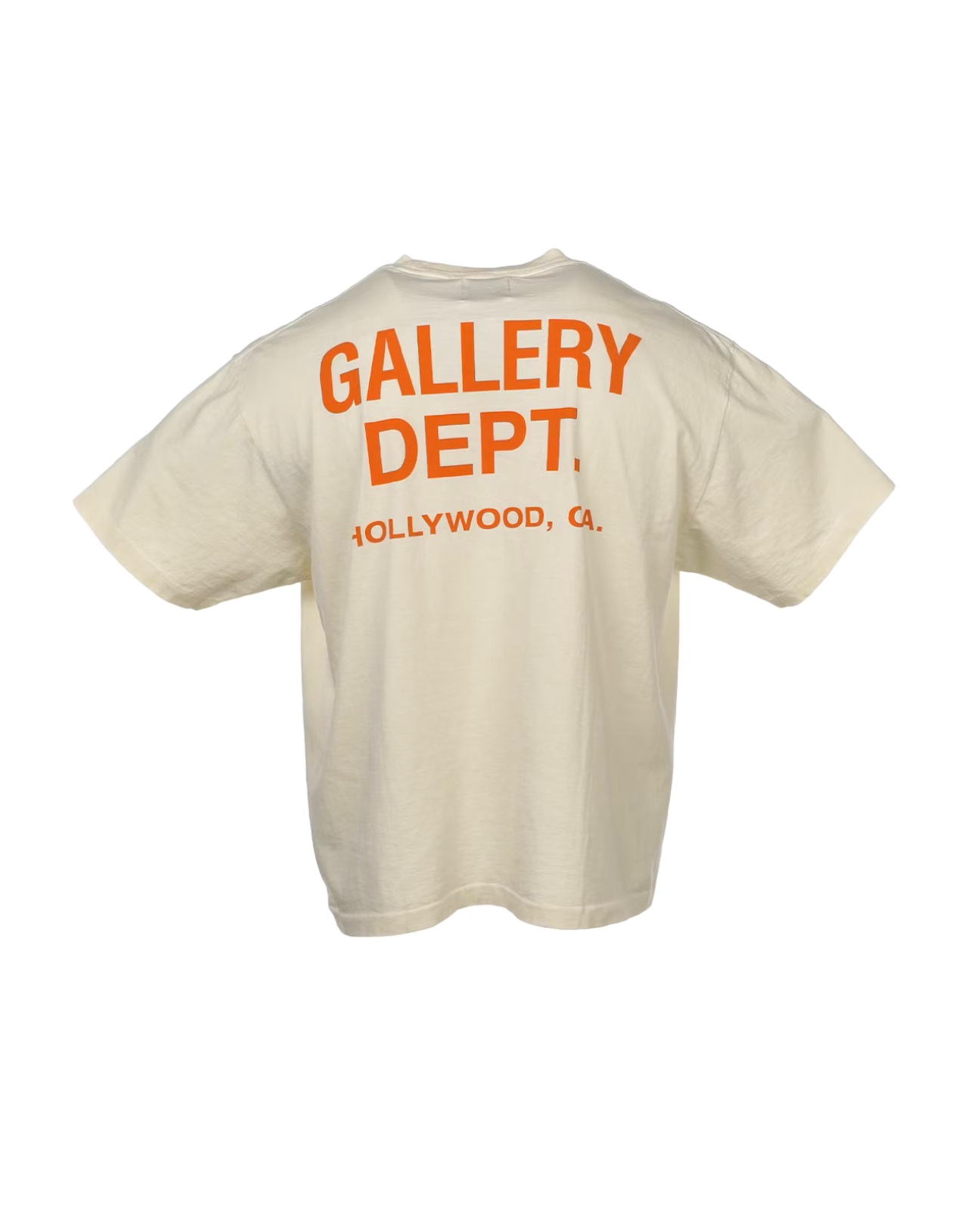 Gallery Cream/Orange Logo Tee