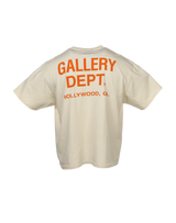 Gallery Cream/Orange Logo Tee