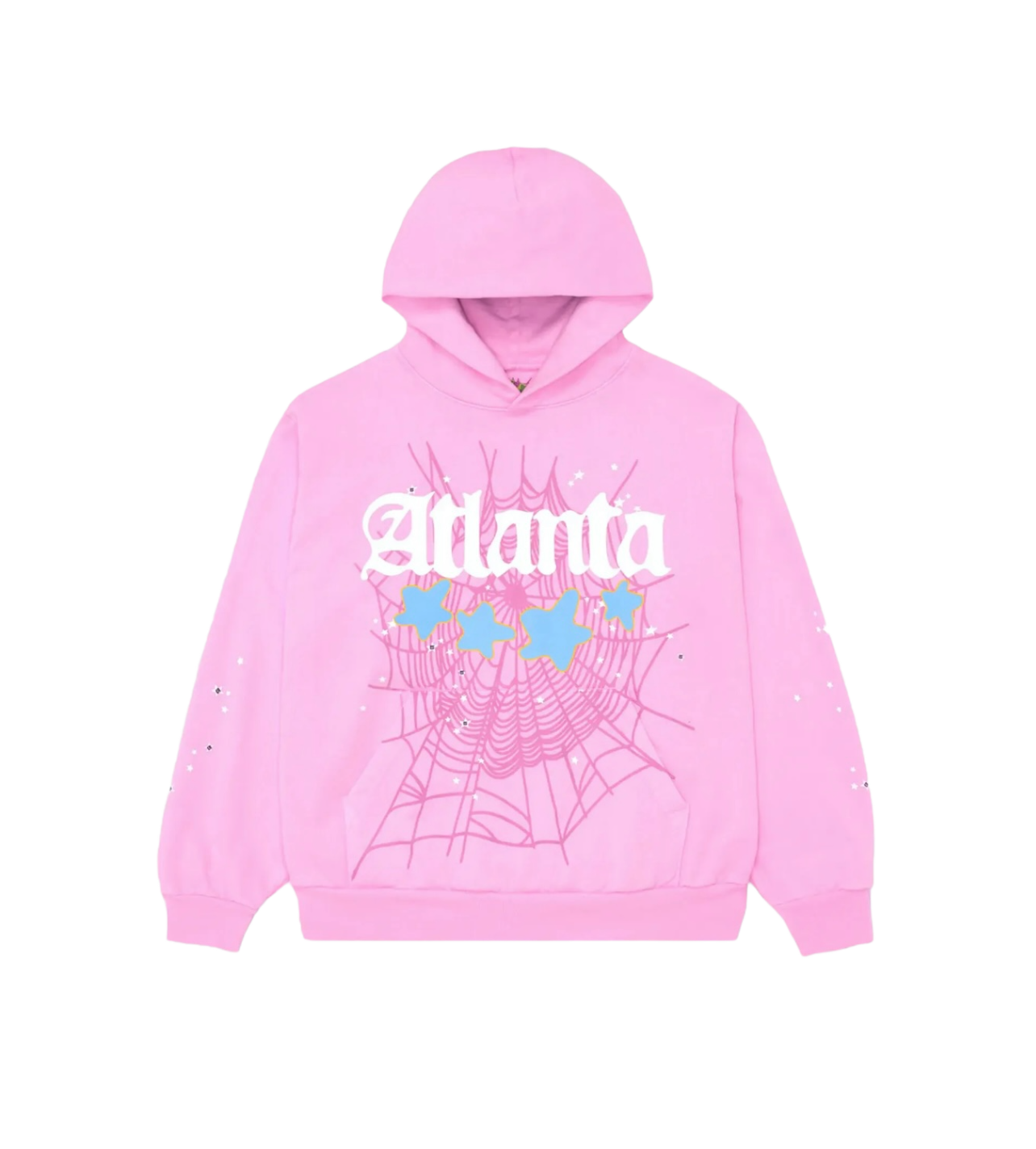 SP5der ATL Pink 555 Hoodie