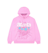 SP5der ATL Pink 555 Hoodie