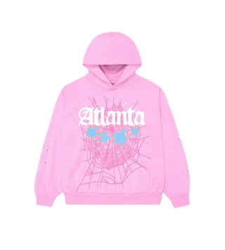 SP5der ATL Pink 555 Hoodie