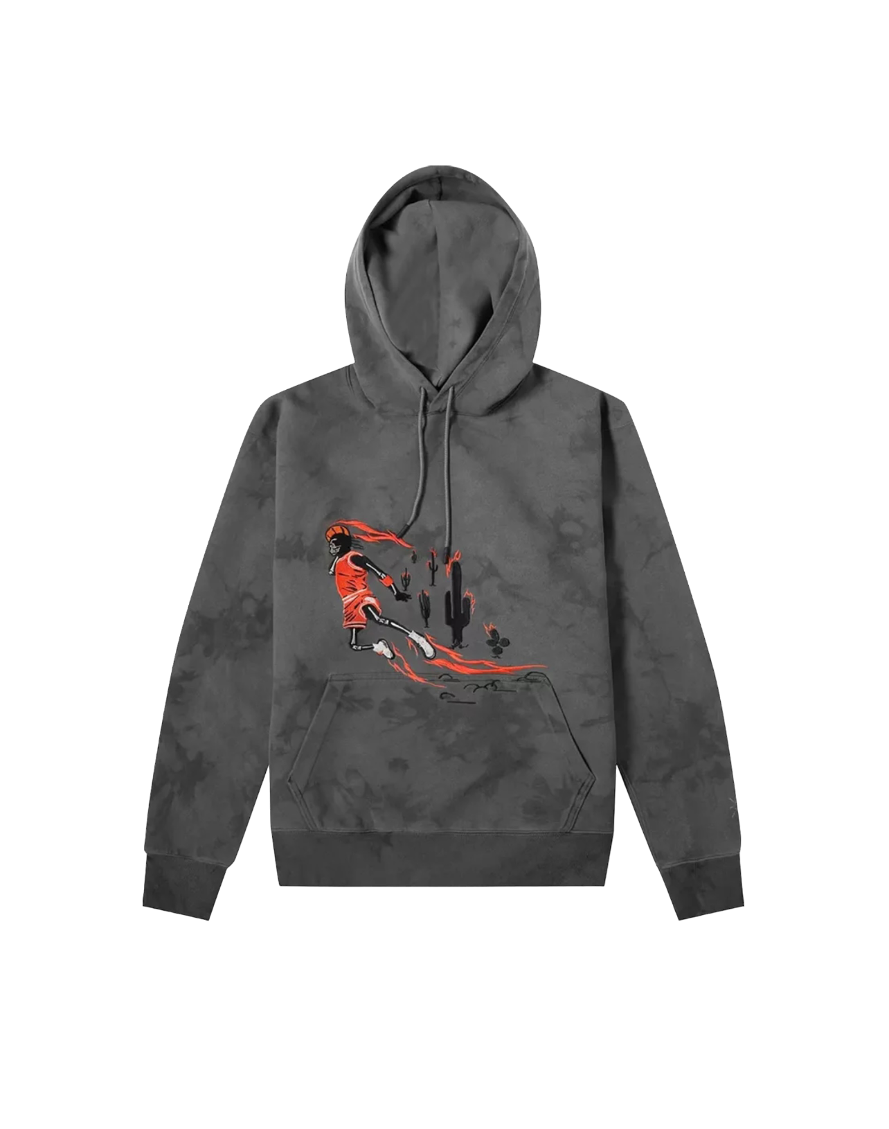 Travis X Jumpman Grey Suede Hoodie (Worn 1x)