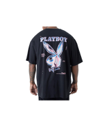 Playboy Licensed Plasma Tee Black Multicolor