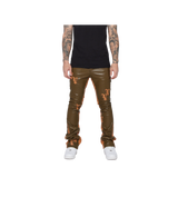 Valabasas Olive V Patch Stacked Pants