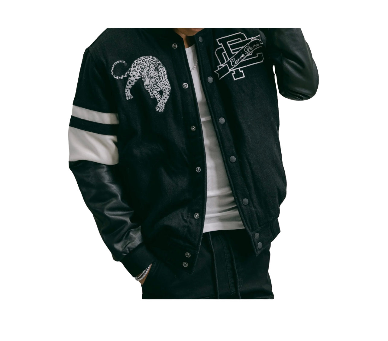 Carré Paris Letterman Jacket Black