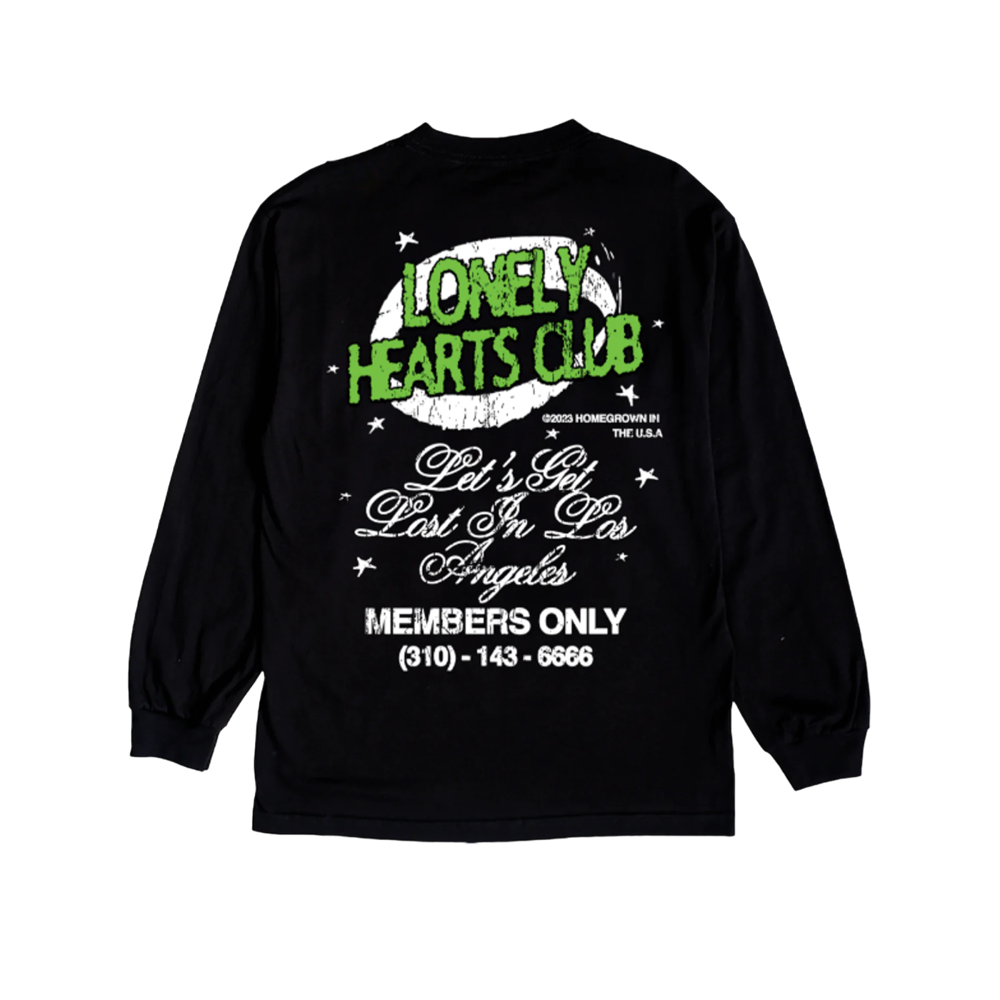 Lonely Hearts Club Lost In LA Long-sleeve Black