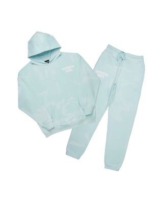 Rockstar Dept Teal Sweat Set Pants and Hoodie