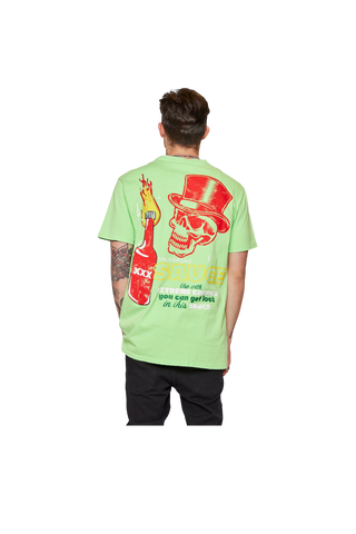 Valabasas Sauce Tee Lime Green