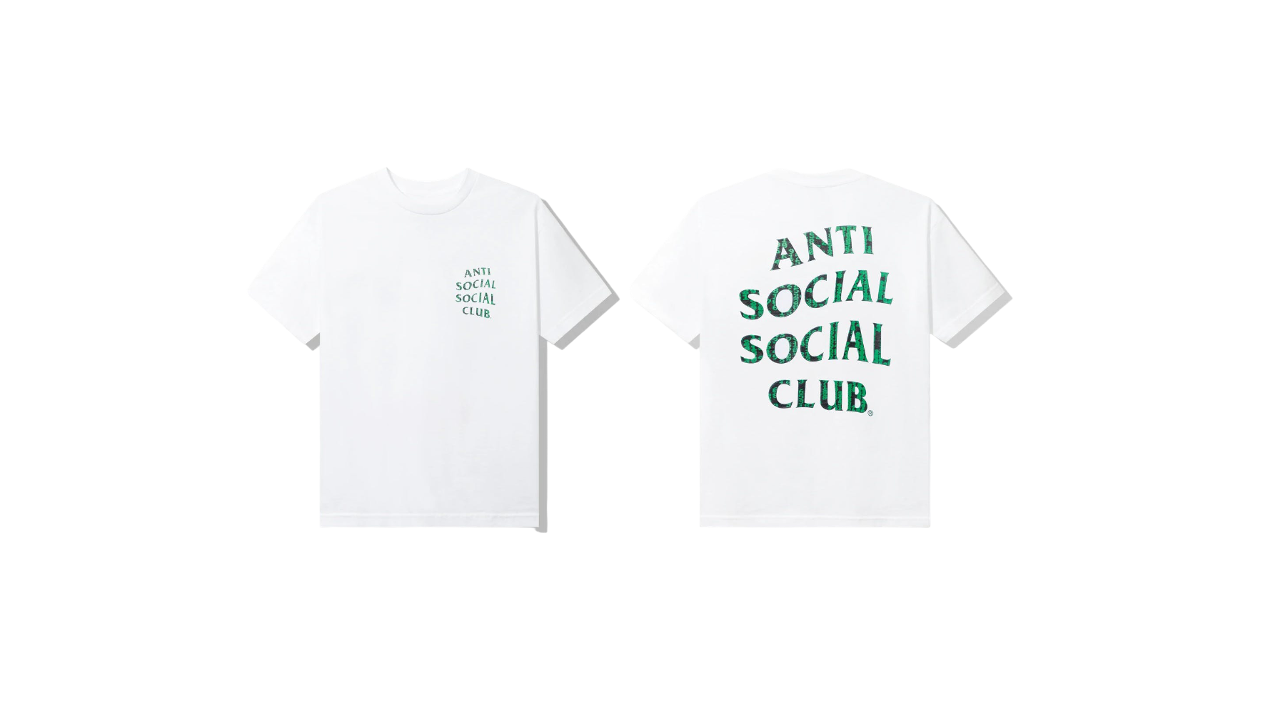 ASSC Glitch Tee White