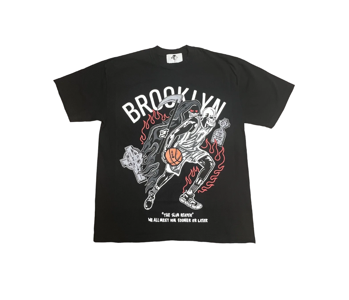 WL BK Basketball Slim Reaper Tee Black