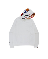 Bape Shark Tiger Hoodie White