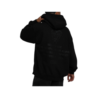 RGF Hoodie Black/Black Heaven Print