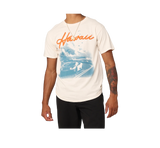 Hawaii Cream Graphic Supercar Tee