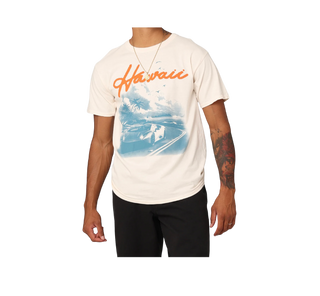 Hawaii Cream Graphic Supercar Tee