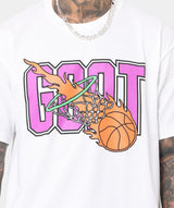 Goat White Swish Tee