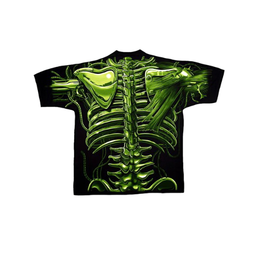 LB Green Skeleton Tee