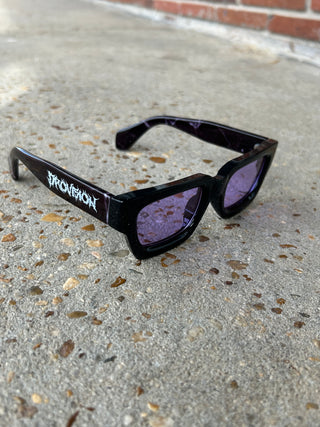 DroVision Square Frame Black (Purple Lense) Polorized