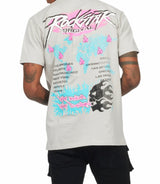 Rockstar Grey Sun Tee Mens