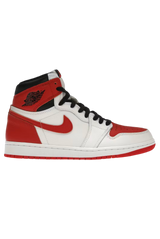 Jordan 1 High Red/White Mens