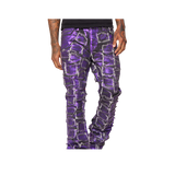 Valabasas Purple Stacked Patch Denim