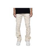 EPTM Cream Denim Ripped Jean