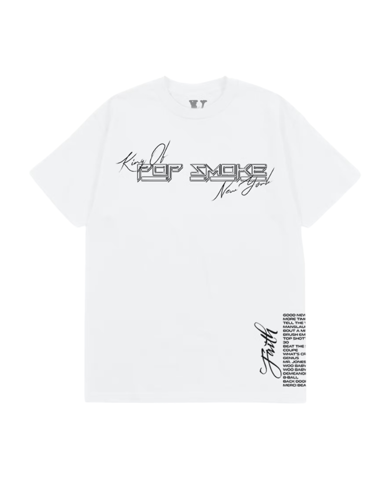 VLONE Pop Smoke Faith Tee White