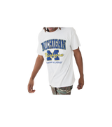 Michigan Licensed White Tee Wolverines