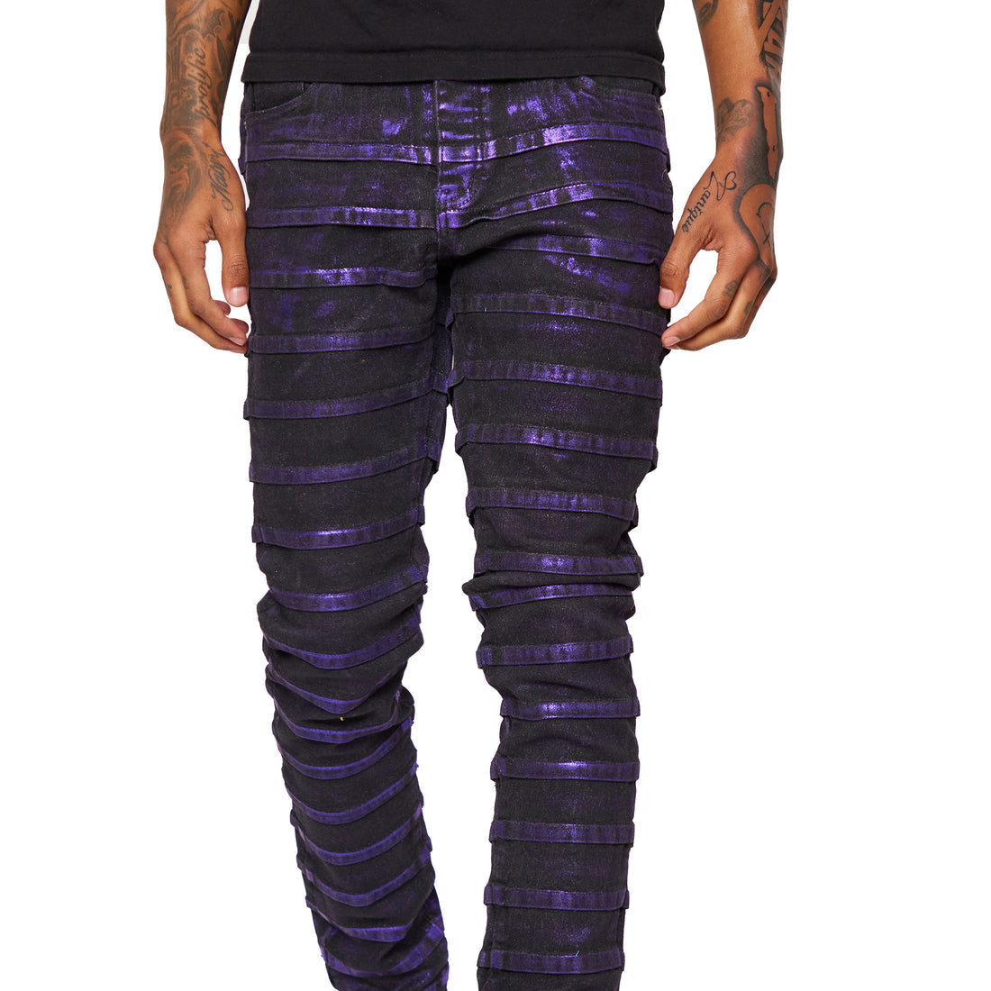 Valabasas Purple Skinny Jeans