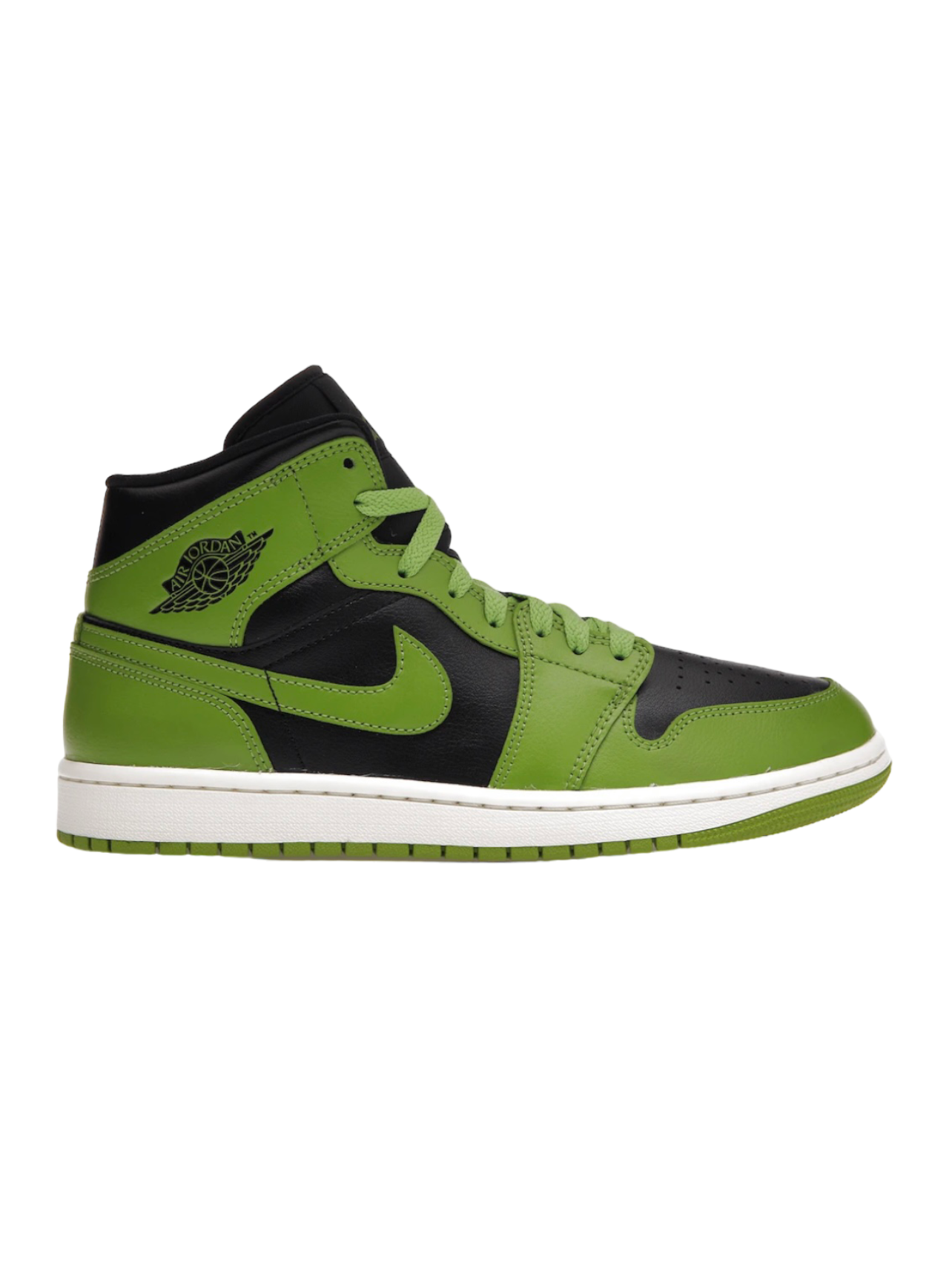 Jordan 1 Mid Green/Black