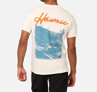 Hawaii Cream Graphic Supercar Tee