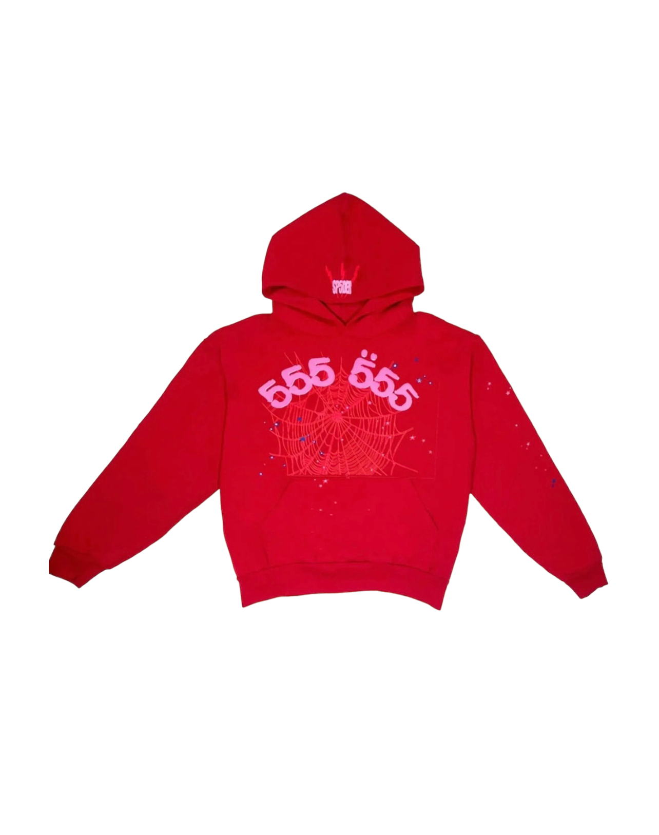 SP5der Worldwide Red Angel 555 Hoodie