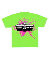 Hellstar Jesus Emblem Tee Neon Green/Pink Capsule 9