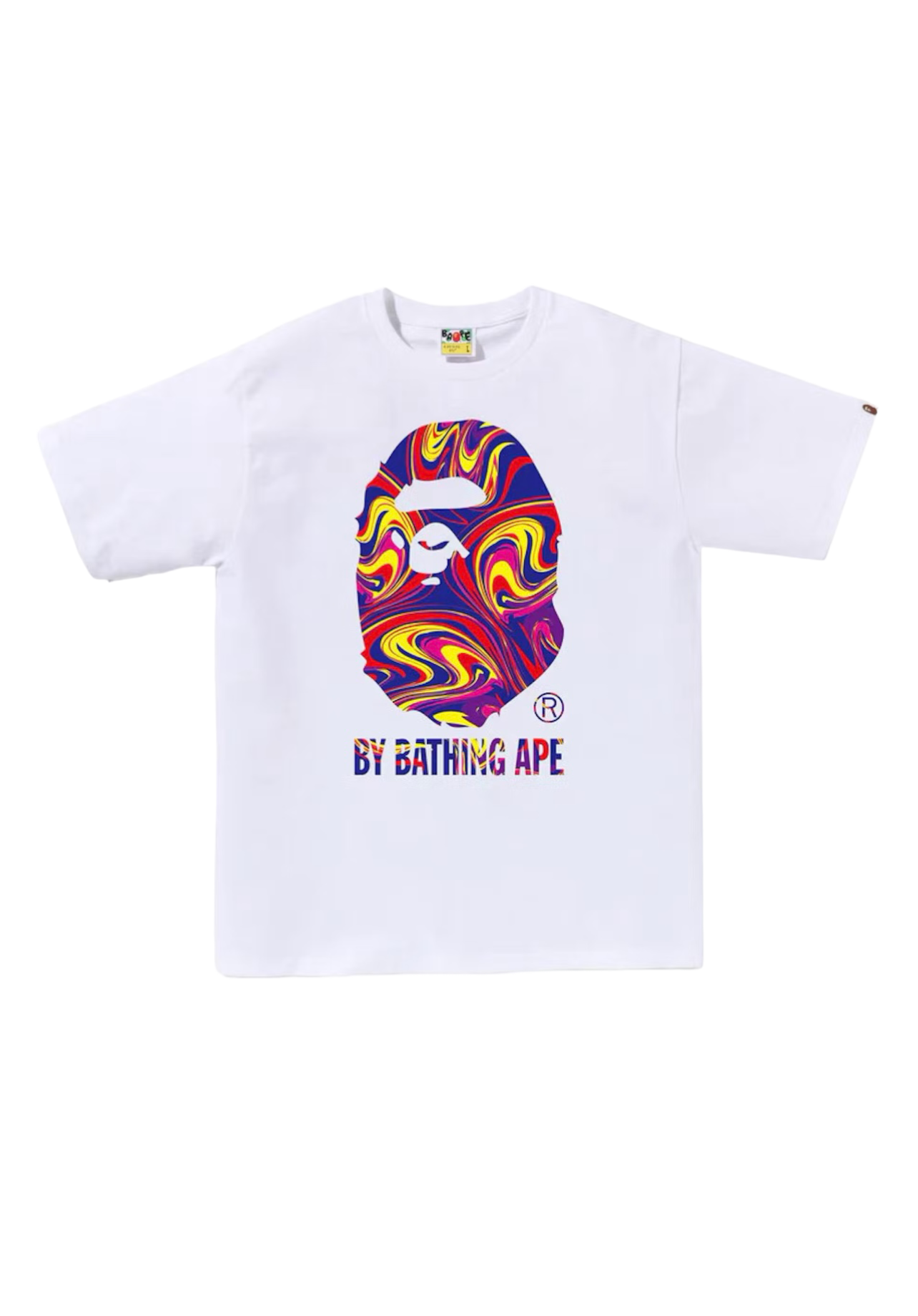 Bape Multi Color Tee White