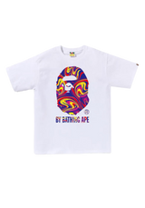 Bape Multi Color Tee White