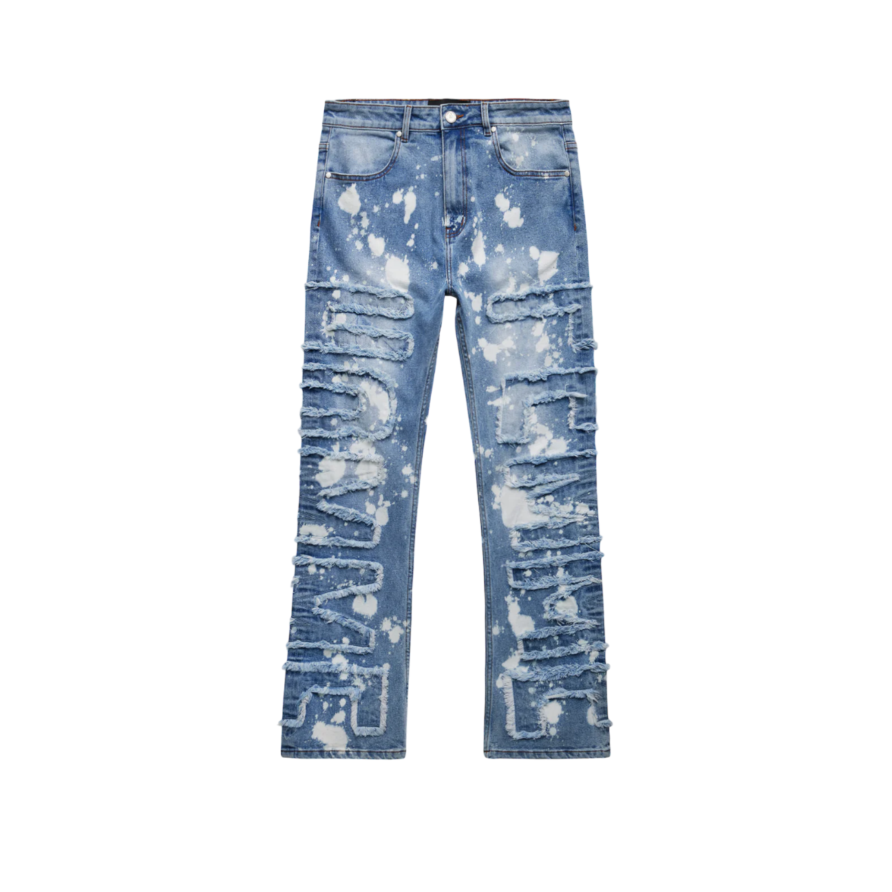 Homme + Femme Twilight Paint Splatter Denim