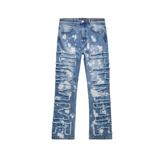 Homme + Femme Twilight Paint Splatter Denim