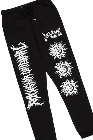 Rockstar Dept Eyes Sweatpants Black