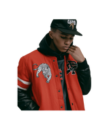 Carré Paris Letterman Jacket Red/White