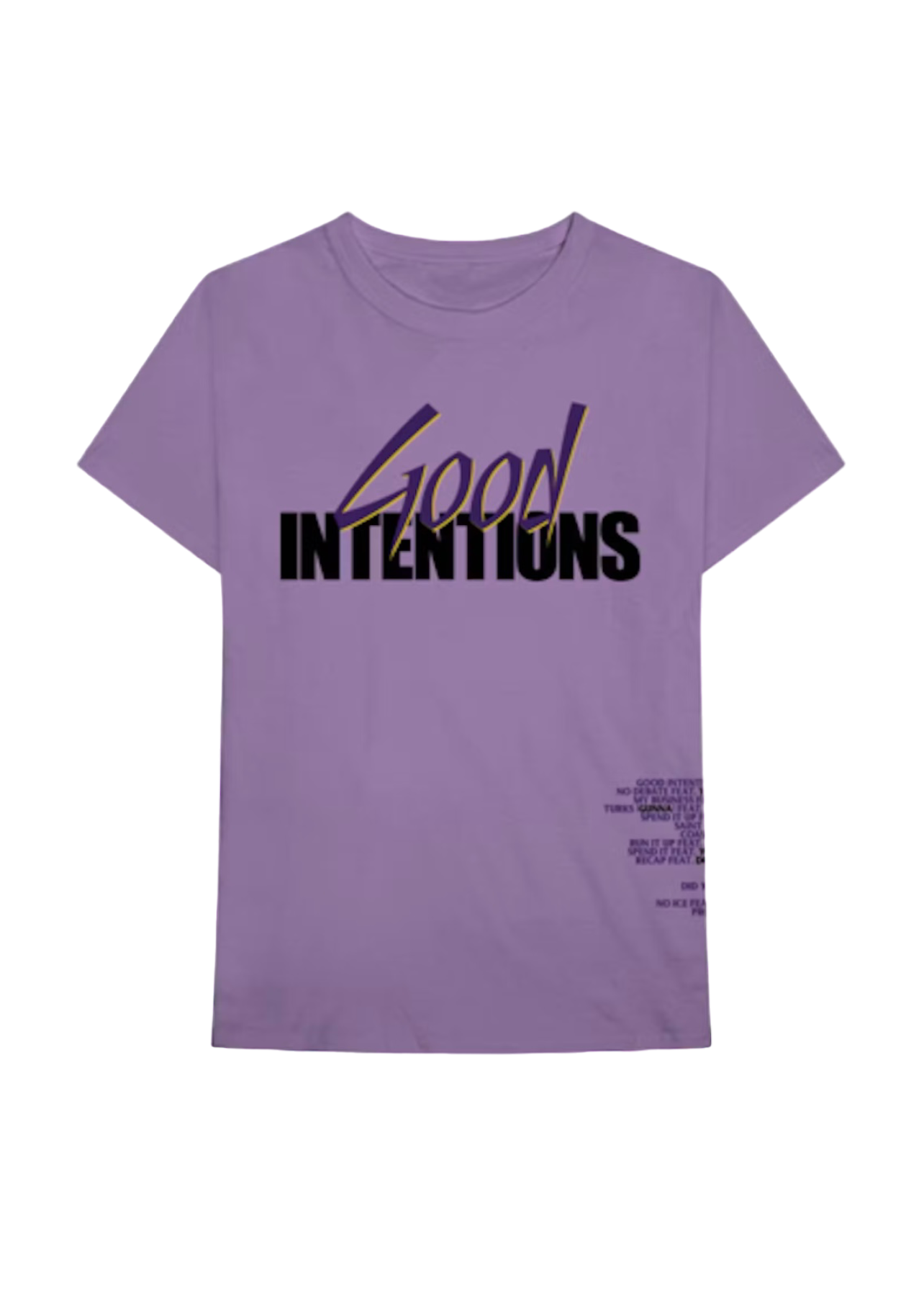 VLONE X Nav Good Intentions Dove Tee Purple