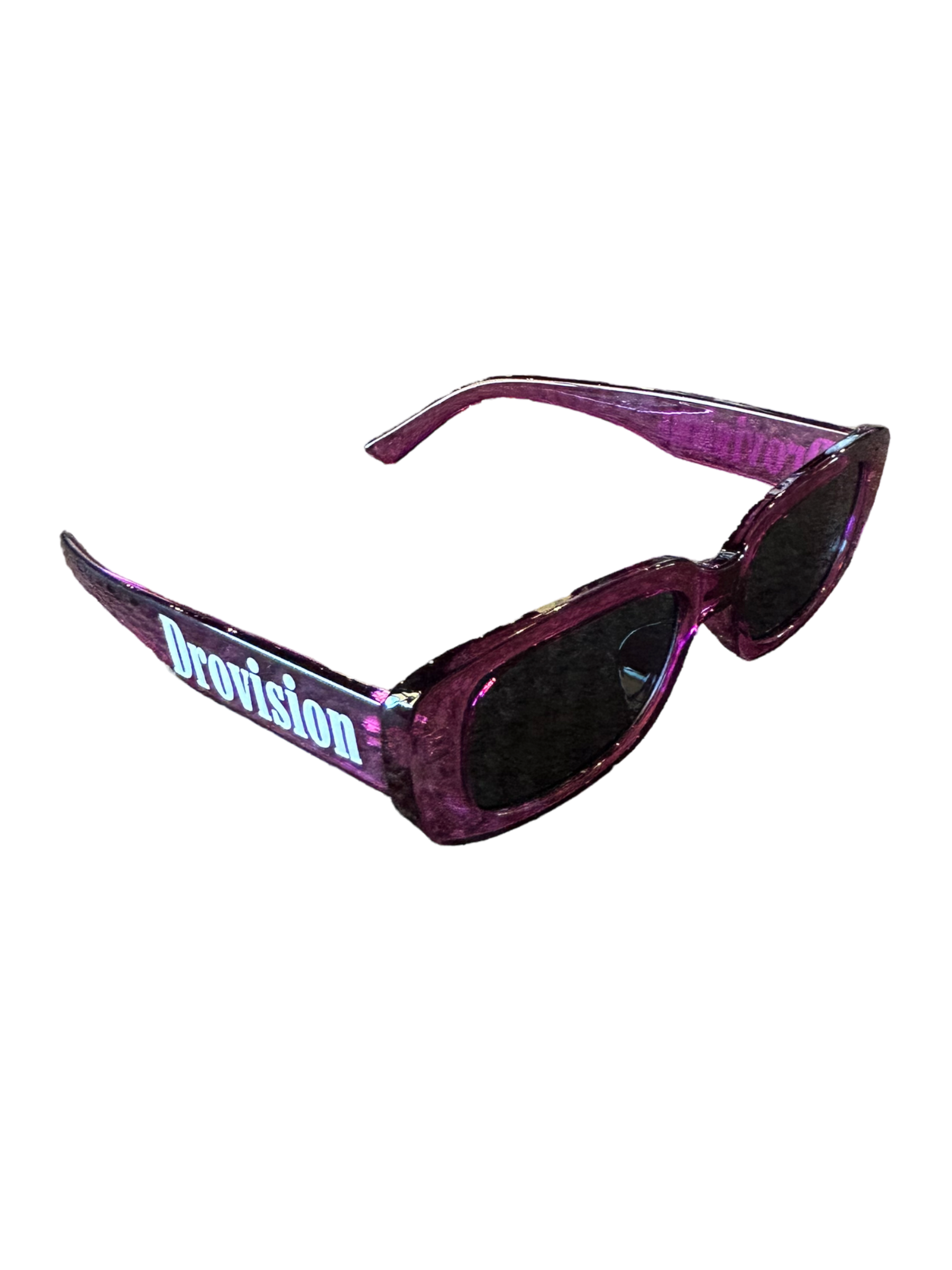 DroVision Purple/White SpellOut Shades